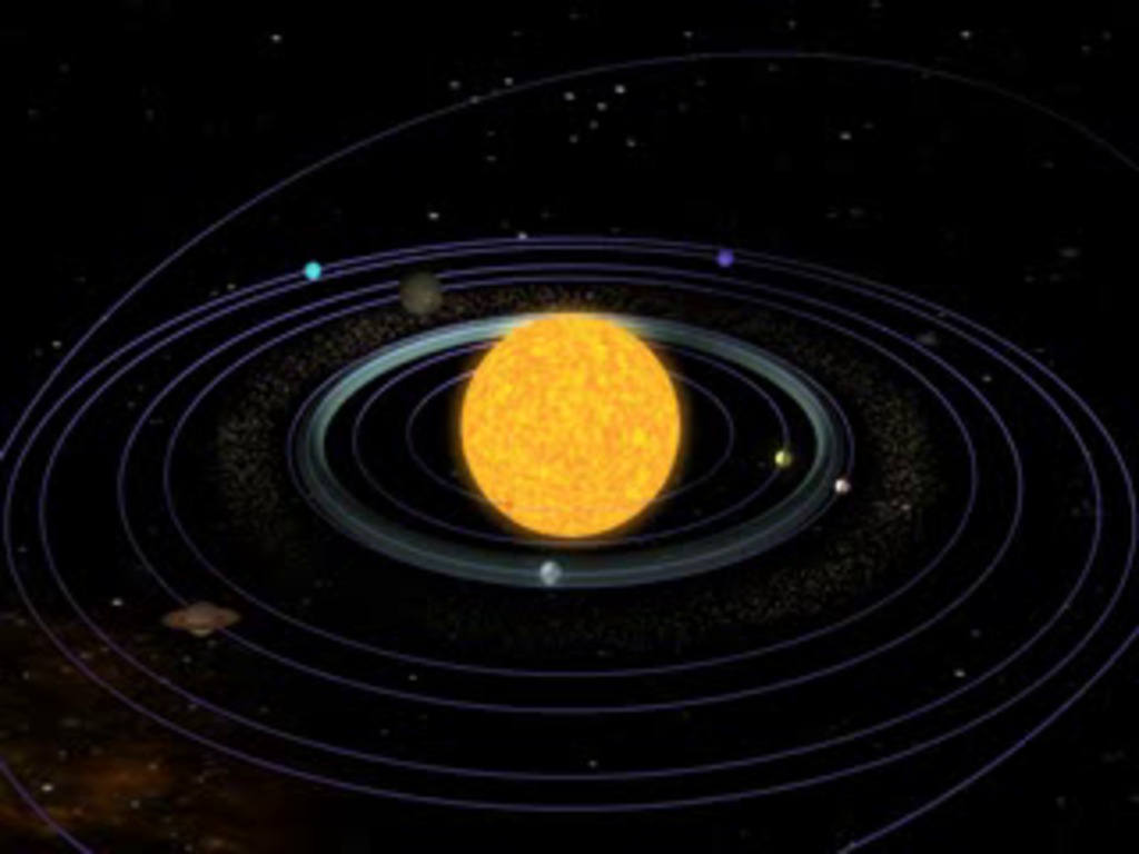 This animation shows the changing habitable zone as the sun expands to become a Red Giant.