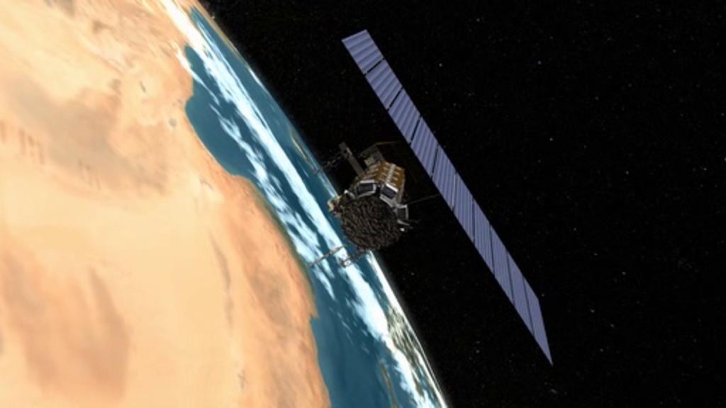 Beauty pass of the NOAA-N Prime satellite.
