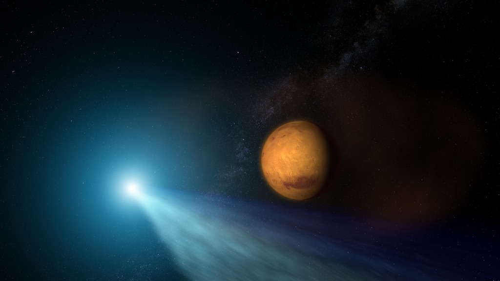 Preview Image for Comet Siding Spring and Mars