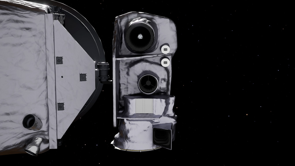 NASA SVS | Lucy Flyby of Asteroid Donaldjohanson: Animations