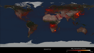 Link to Recent Story entitled: Nitrogen Dioxide from Aura/OMI, 2013-2014