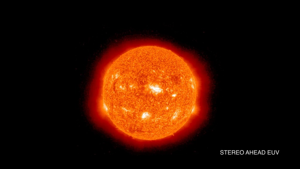 Prominence eruption and CME captured by STEREO on May 1, 2013.