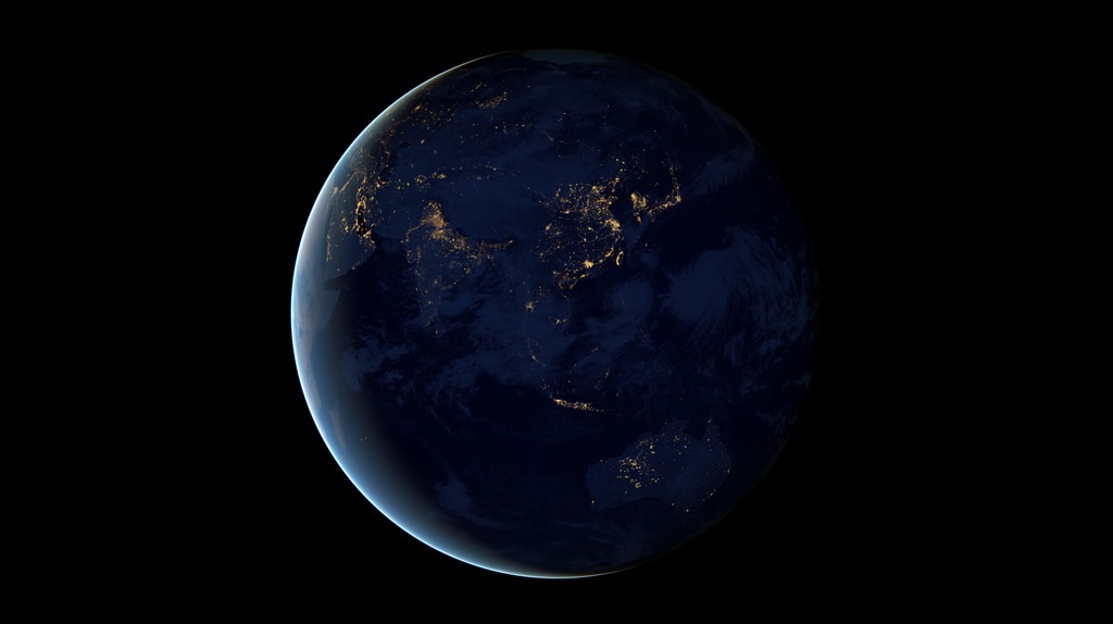 Preview Image for Rotating Earth at Night