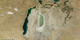 Animation of MODIS images show extent of Aral Sea from 2000 to 2013.