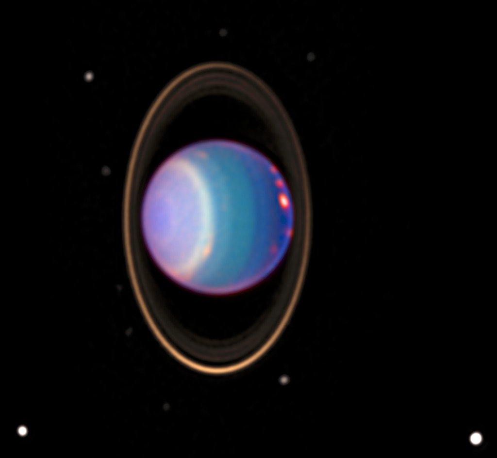A 1998 Hubble image of Uranus