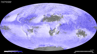 Link to Recent Story entitled: Monthly Cloud Particle Radius (Terra/MODIS)