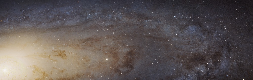 A cropped view of the Andromeda Galaxy PHAT Mosaic.