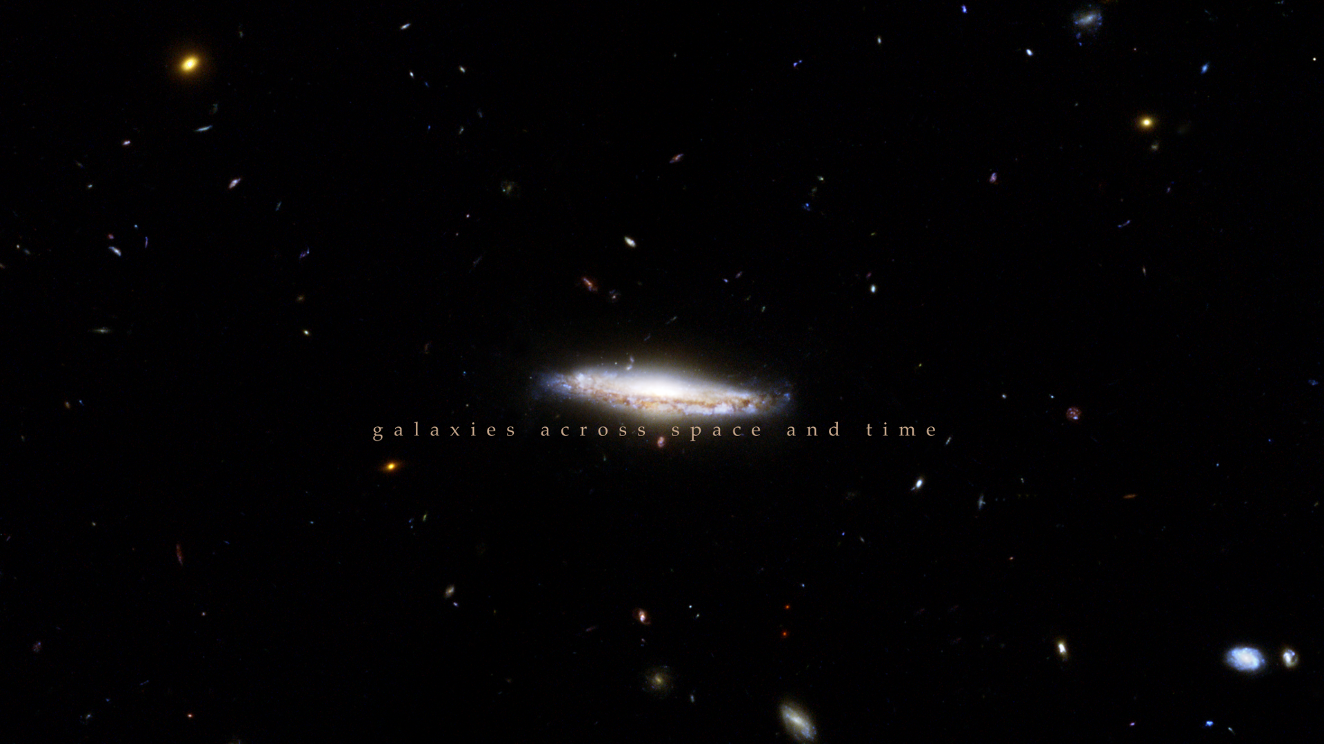 This film explores galaxies within a Hubble observation looking deep into space and across ten billion years of cosmic history.