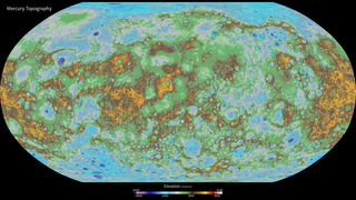 Link to Recent Story entitled: First Global Topographic Model of Mercury