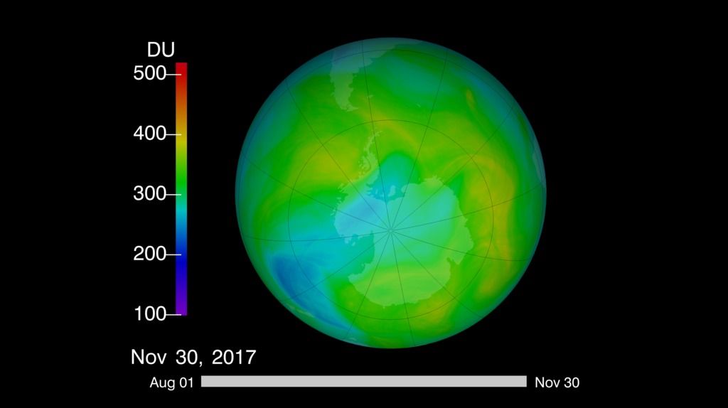 Southern hemisphere ozone 2017