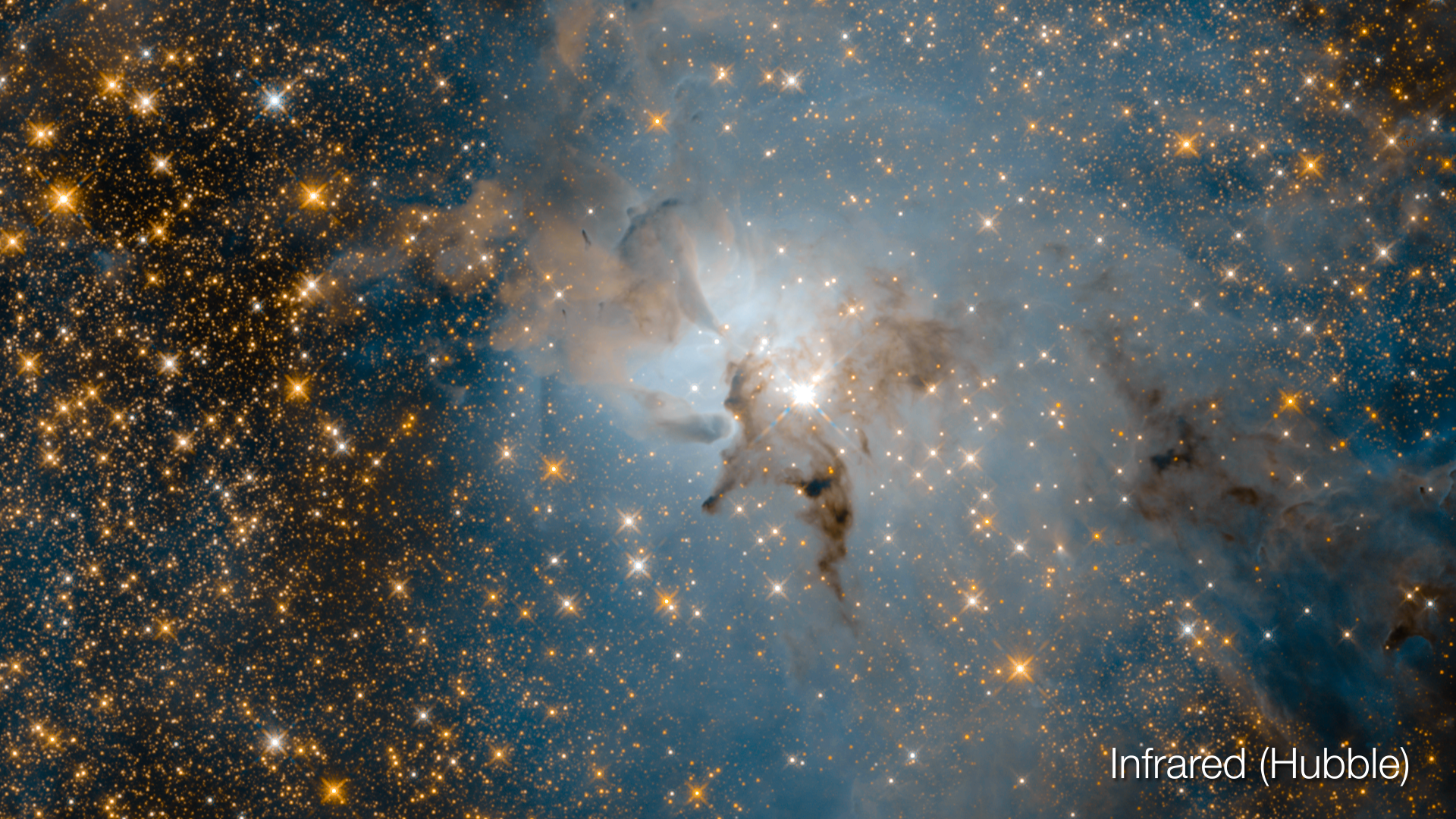 Preview Image for Lagoon Nebula: Visible and Infrared Views