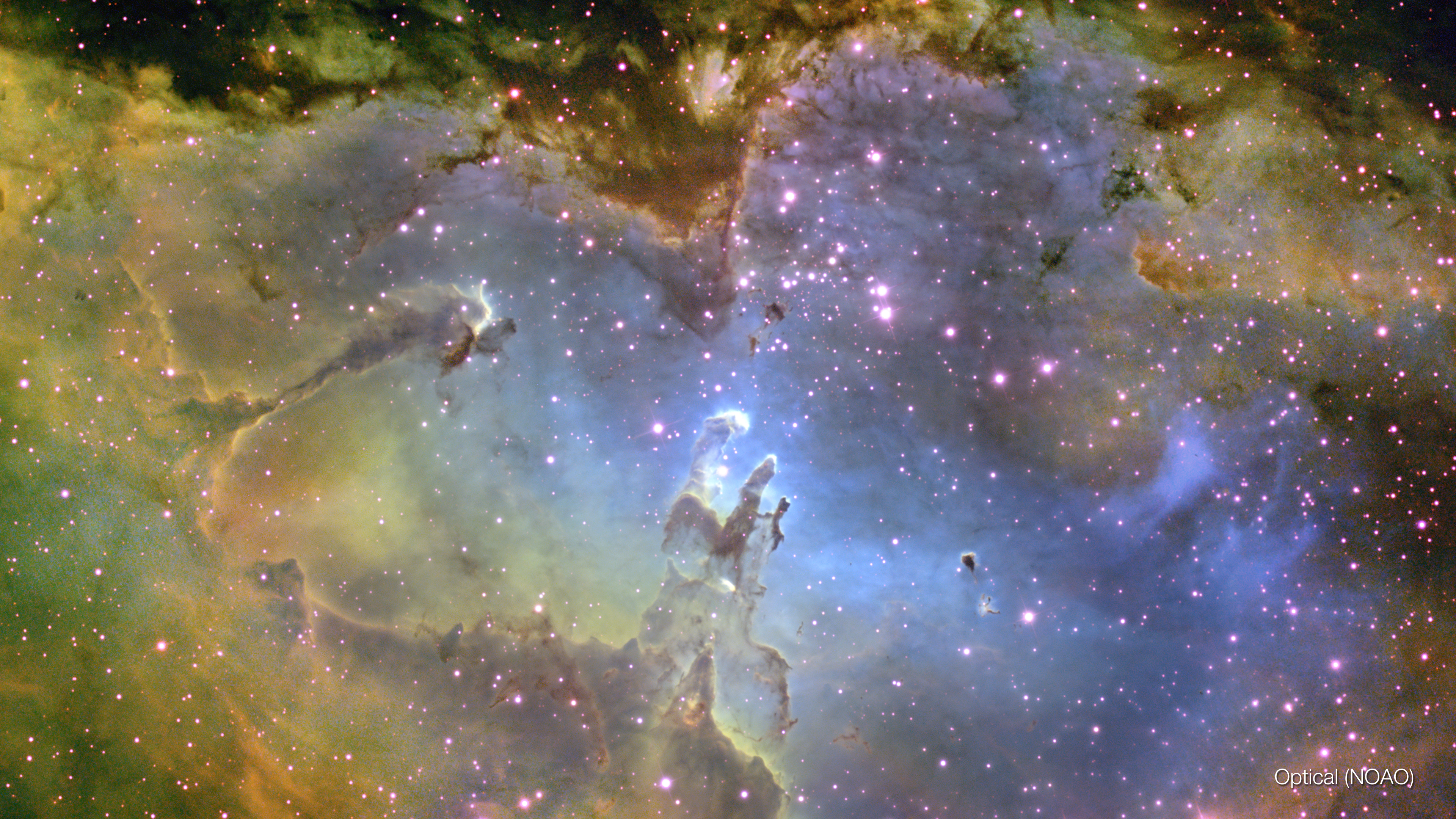 Eagle Nebula M16 NASA Hubble Space Telescope astronomy print picture &FREE PHOTO 