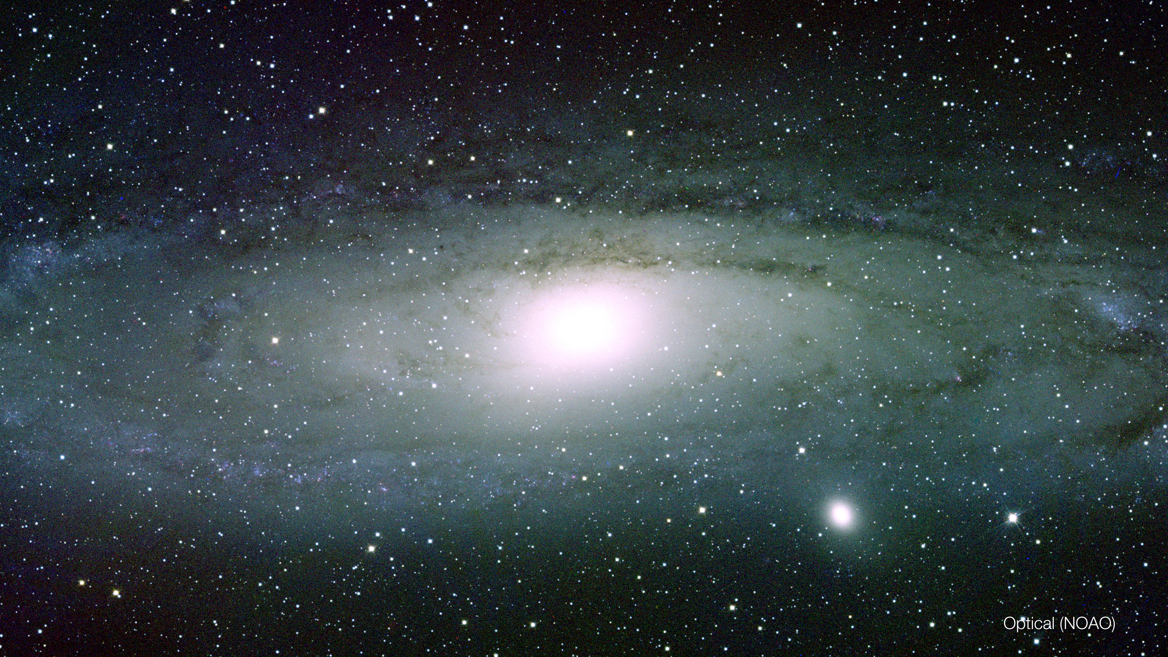 - Andromeda Galaxy in Visible and Infrared