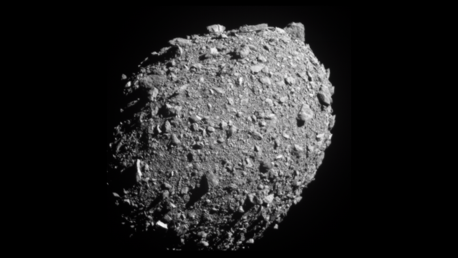 The final five-and-a-half minutes of images leading up to the DART spacecraft's intentional collision with asteroid Dimorphos.Credit: NASA/Johns Hopkins APL