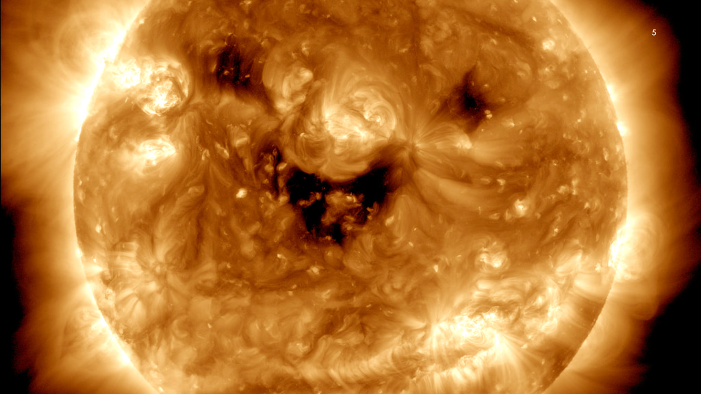 Solar Dynamics Observatory image of the Sun from October, 2022
