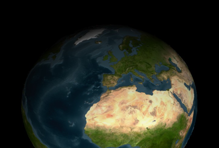 Animation showing locations of the ARGO buoy array